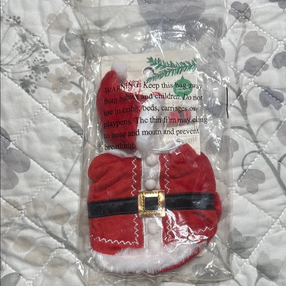 Red Santa costume - ideal for Bearded Dragons